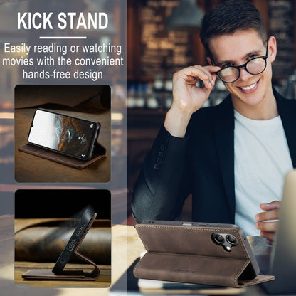 For Galaxy A07 / A06 CaseMe 013 Multifunctional Horizontal Flip Leather Phone Case(Coffee)