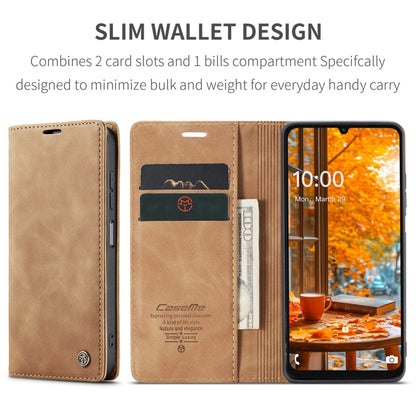 For Galaxy A07 / A06 CaseMe 013 Multifunctional Horizontal Flip Leather Phone Case(Brown)