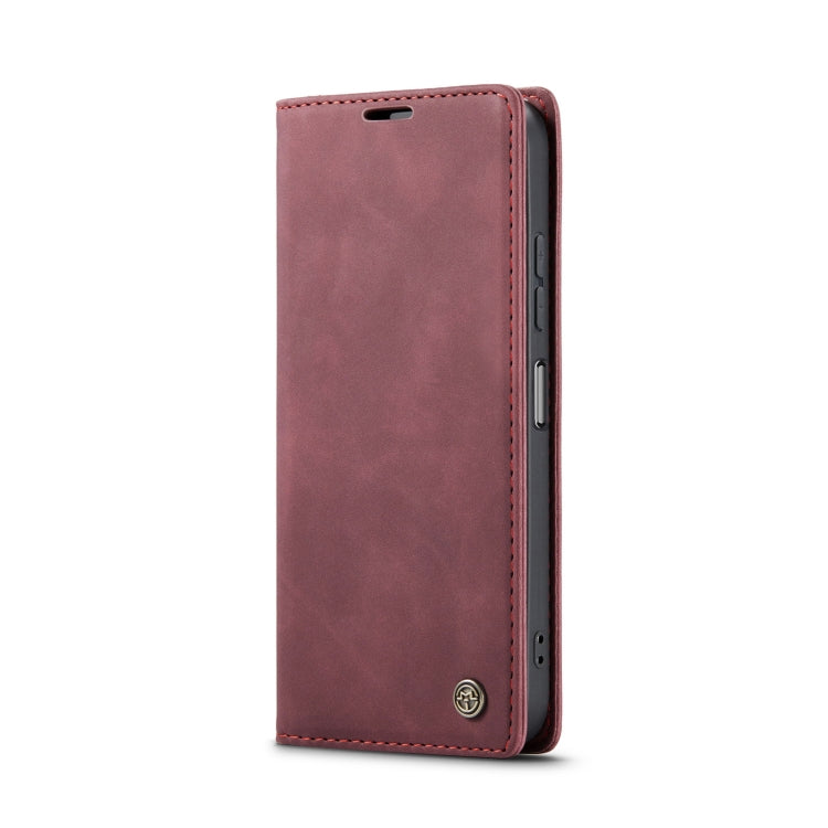 For Galaxy A07 / A06 CaseMe 013 Multifunctional Horizontal Flip Leather Phone Case(Red)