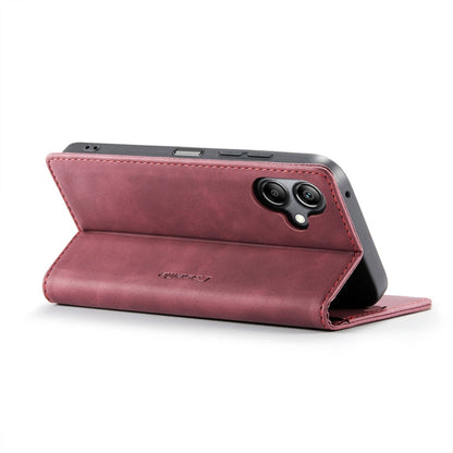 For Galaxy A07 / A06 CaseMe 013 Multifunctional Horizontal Flip Leather Phone Case(Red)