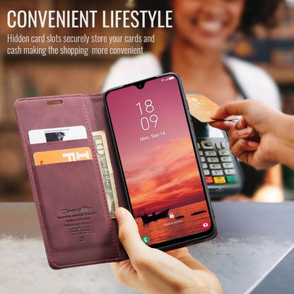 For Galaxy A26 5G CaseMe 013 Multifunctional Horizontal Flip Leather Phone Case(Red)