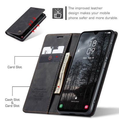 For Galaxy A26 5G CaseMe 013 Multifunctional Horizontal Flip Leather Phone Case(Black)