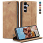 For Galaxy S25+ 5G CaseMe 013 Multifunctional Horizontal Flip Leather Phone Case(Brown)
