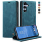 For Samsung Galaxy S25 5G CaseMe 013 Multifunctional Horizontal Flip Leather Phone Case(Blue)