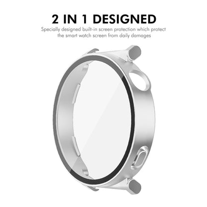 For Huawei Watch GT 5 41mm ENKAY Hat-Prince Tempered Glass Film Integrated PC Watch Case(White)