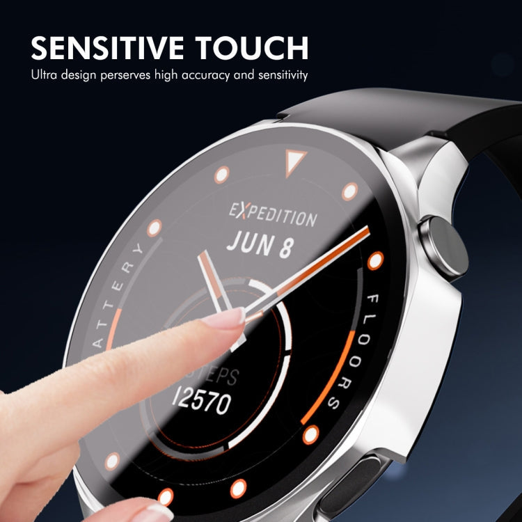 For Huawei Watch GT 5 41mm ENKAY Hat-Prince Tempered Glass Film Integrated PC Watch Case(White)