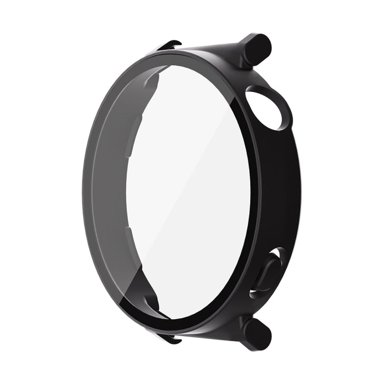 Pour Huawei Watch GT 5 41mm Étui de protection PC intégré avec film en verre trempé ENKAY Hat-Prince (Noir)