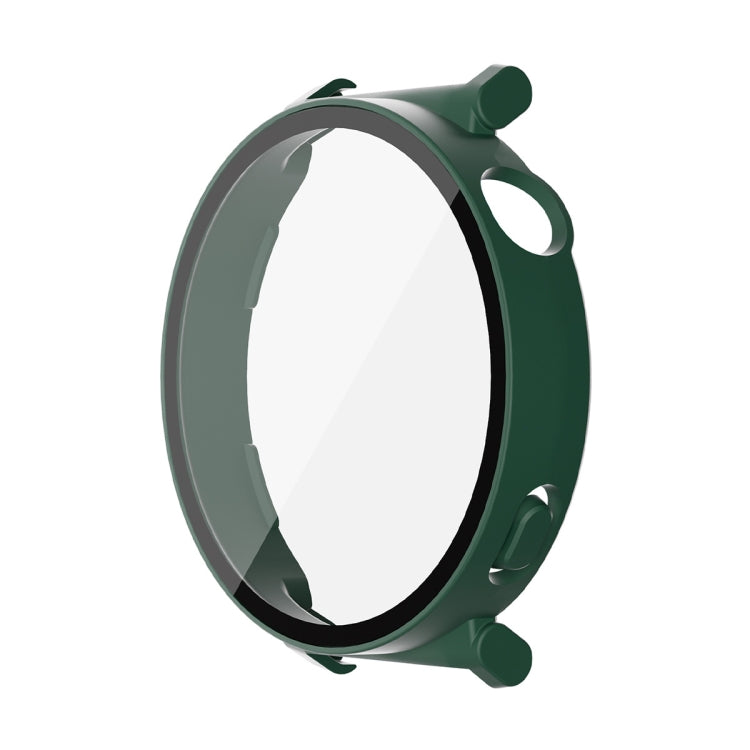 For Huawei Watch GT 5 41mm ENKAY Hat-Prince Tempered Glass Film Integrated PC Watch Case(Dark Green)