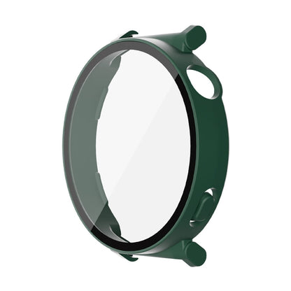 For Huawei Watch GT 5 41mm ENKAY Hat-Prince Tempered Glass Film Integrated PC Watch Case(Dark Green)