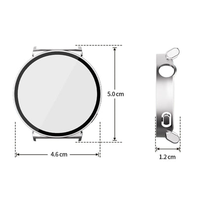 For Huawei Watch GT 5 41mm ENKAY Hat-Prince Tempered Glass Film Integrated PC Watch Case(Dark Green)