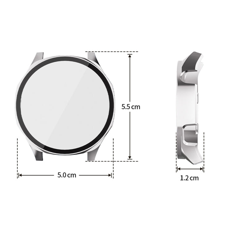 For Huawei Watch GT 5 46mm ENKAY Hat-Prince Tempered Glass Film Integrated PC Watch Case(White)