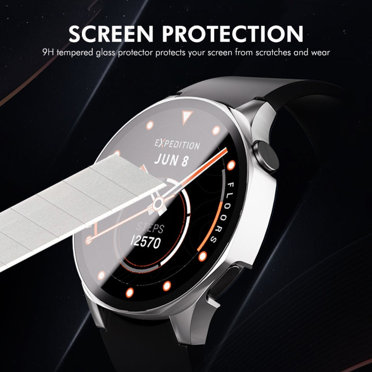 For Huawei Watch GT 5 46mm ENKAY Hat-Prince Tempered Glass Film Integrated PC Watch Case(White)