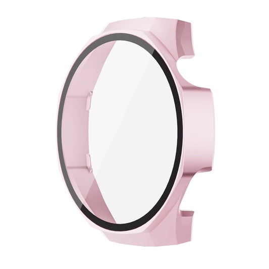For Huawei Watch GT 5 Pro 46mm ENKAY Hat-Prince Tempered Glass Film Integrated PC Watch Case(Pink)