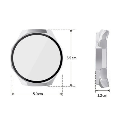 For Huawei Watch GT 5 Pro 46mm ENKAY Hat-Prince Tempered Glass Film Integrated PC Watch Case(Pink)