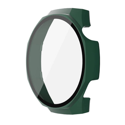 For Huawei Watch GT 5 Pro 46mm ENKAY Hat-Prince Tempered Glass Film Integrated PC Watch Case(Dark Green)