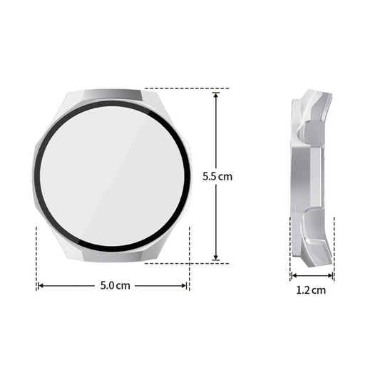 For Huawei Watch GT 5 Pro 46mm ENKAY Hat-Prince Tempered Glass Film Integrated PC Watch Case(Dark Green)