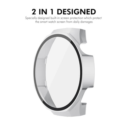 For Huawei Watch GT 5 Pro 46mm ENKAY Hat-Prince Tempered Glass Film Integrated PC Watch Case(Dark Green)