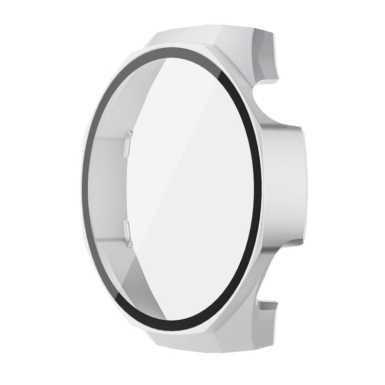 For Huawei Watch GT 5 Pro 46mm ENKAY Hat-Prince Tempered Glass Film Integrated PC Watch Case(Silver)
