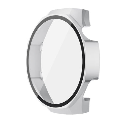 For Huawei Watch GT 5 Pro 46mm ENKAY Hat-Prince Tempered Glass Film Integrated PC Watch Case(Silver)