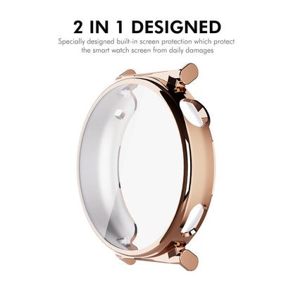 For Huawei Watch GT 5 41mm ENKAY Hat-Prince Electroplated Soft TPU Watch Case with Screen Film(Pink)