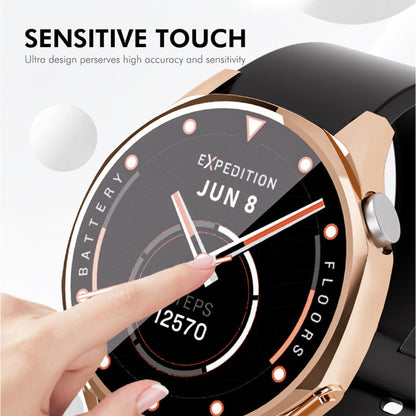 For Huawei Watch GT 5 41mm ENKAY Hat-Prince Electroplated Soft TPU Watch Case with Screen Film(Black)