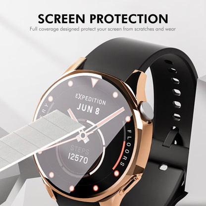 For Huawei Watch GT 5 41mm ENKAY Hat-Prince Electroplated Soft TPU Watch Case with Screen Film(Black)