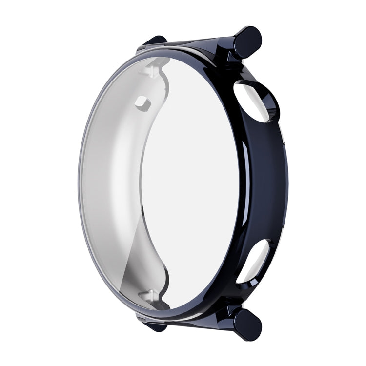 Pour Huawei Watch GT 5 41mm Étui de protection souple en TPU électroplaqué ENKAY Hat-Prince avec film de protection d'écran (Bleu foncé)