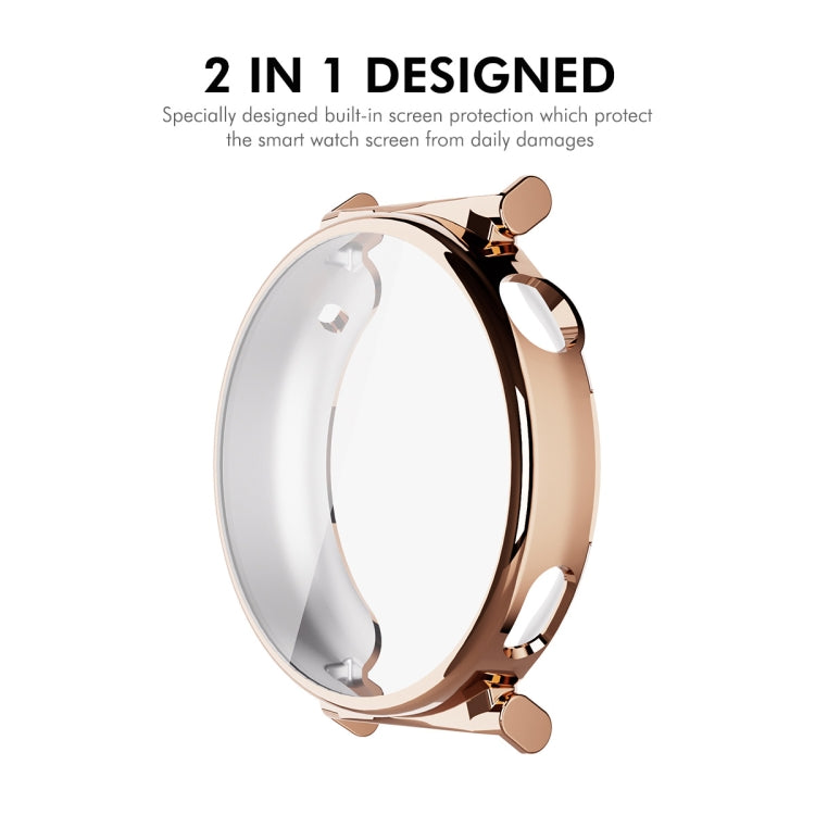For Huawei Watch GT 5 41mm ENKAY Hat-Prince Electroplated Soft TPU Watch Case with Screen Film(Gold)