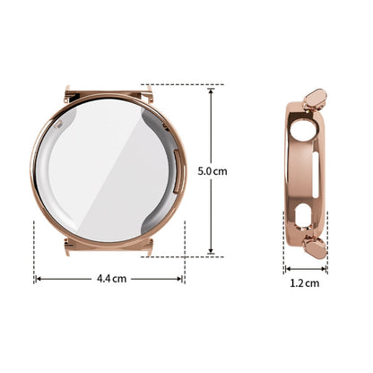For Huawei Watch GT 5 41mm ENKAY Hat-Prince Electroplated Soft TPU Watch Case with Screen Film(Gun Color)