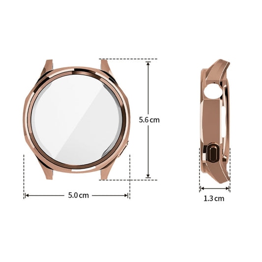 For Huawei Watch GT 5 46mm ENKAY Hat-Prince Electroplated Soft TPU Watch Case with Screen Film(Silver)