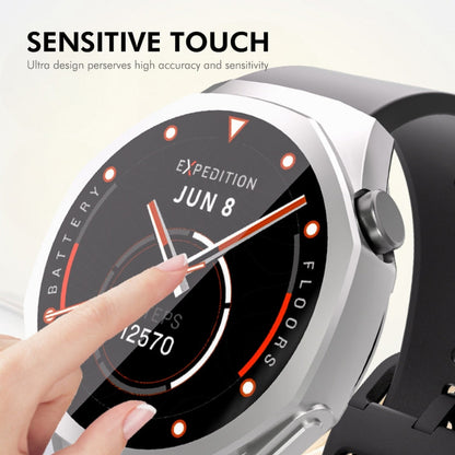 For Huawei Watch GT 5 Pro 42mm ENKAY Hat-Prince Electroplated Soft TPU Watch Case with Screen Film(Dark Blue)
