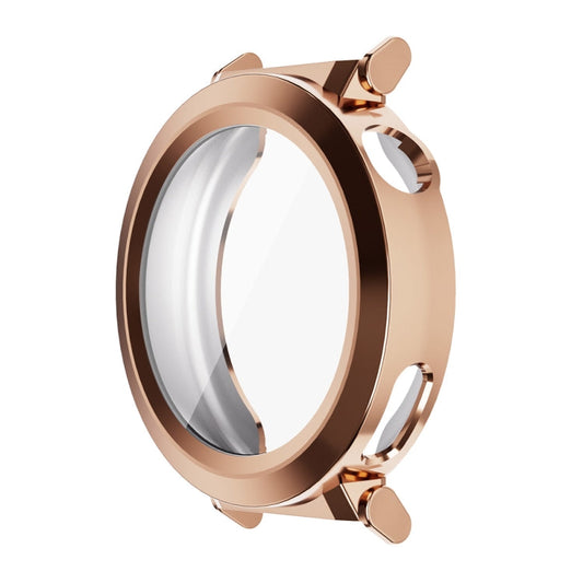 For Huawei Watch GT 5 Pro 42mm ENKAY Hat-Prince Electroplated Soft TPU Watch Case with Screen Film(Rose Gold)