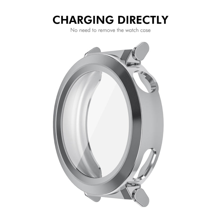 For Huawei Watch GT 5 Pro 42mm ENKAY Hat-Prince Electroplated Soft TPU Watch Case with Screen Film(Silver)