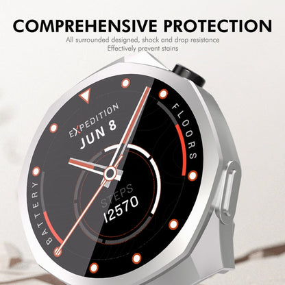For Huawei Watch GT 5 Pro 46mm ENKAY Hat-Prince Electroplated Soft TPU Watch Case with Screen Film(Gold)