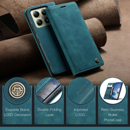 For Xiaomi 14T CaseMe 013 Multifunctional Horizontal Flip Leather Phone Case(Blue)