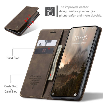 For Xiaomi 14T Pro CaseMe 013 Multifunctional Horizontal Flip Leather Phone Case(Coffee)