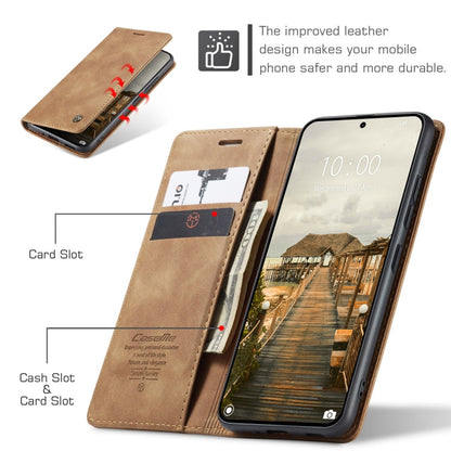 For Xiaomi 14T Pro CaseMe 013 Multifunctional Horizontal Flip Leather Phone Case(Brown)