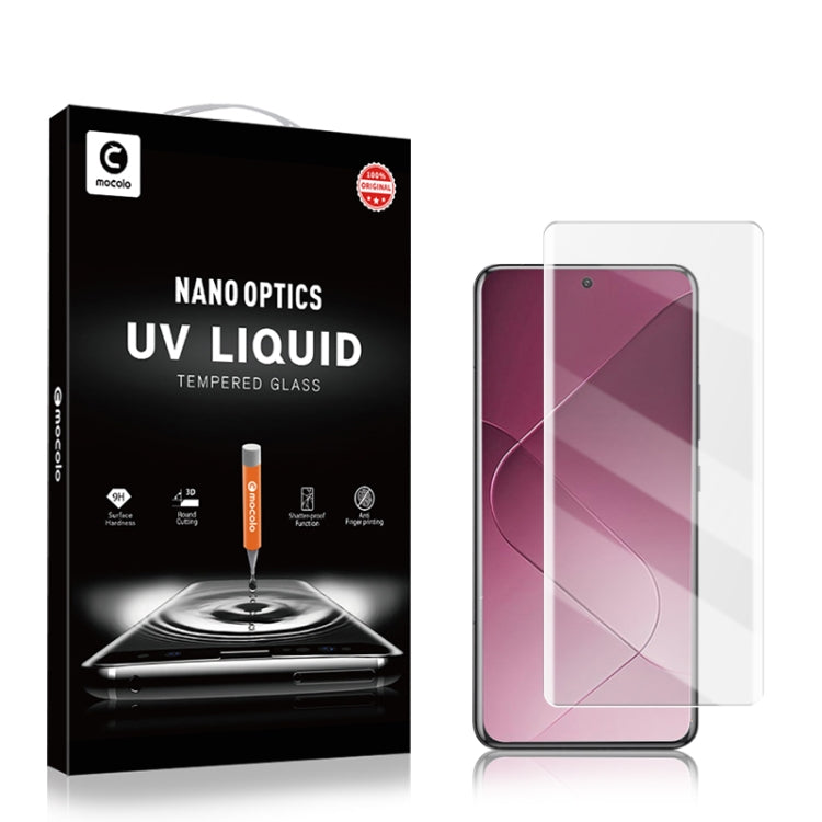 For Xiaomi 14 Ultra mocolo 9H 3D Full Screen UV Tempered Glass Screen Film