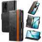 For TCL 50 5G CaseNeo Splicing Dual Magnetic Buckle Leather Phone Case(Black)
