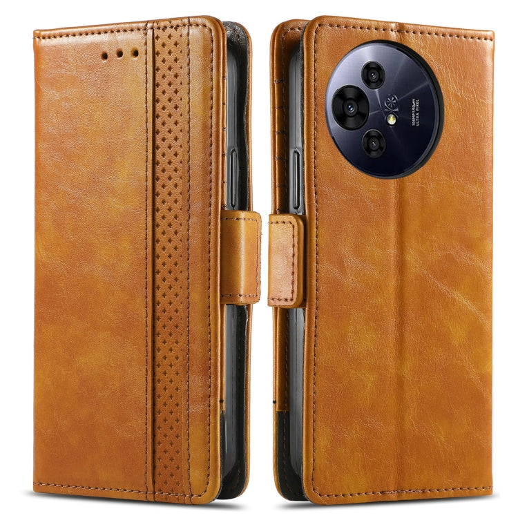 For TCL 50 Pro NxtPaper CaseNeo Splicing Dual Magnetic Buckle Leather Phone Case(Khaki)