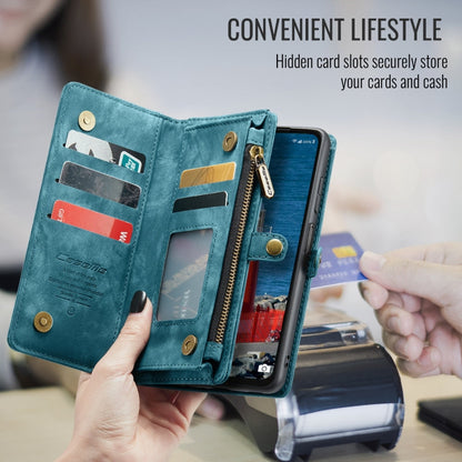 For Samsung Galaxy A16 5G CaseMe 008 Detachable Multifunctional Leather Phone Case(Blue)