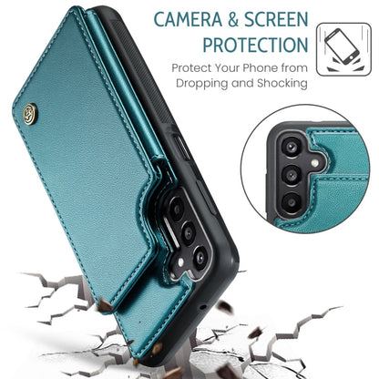 For Samsung Galaxy A16 5G CaseMe C22 Card Slots Holder RFID Anti-theft Phone Case(Green)
