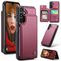 For Samsung Galaxy A16 5G CaseMe C22 Card Slots Holder RFID Anti-theft Phone Case(Red)