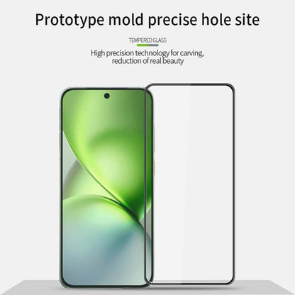 For vivo X200 Pro mini MOFI 9H 3D Explosion-proof Curved Screen Tempered Glass Film(Black)