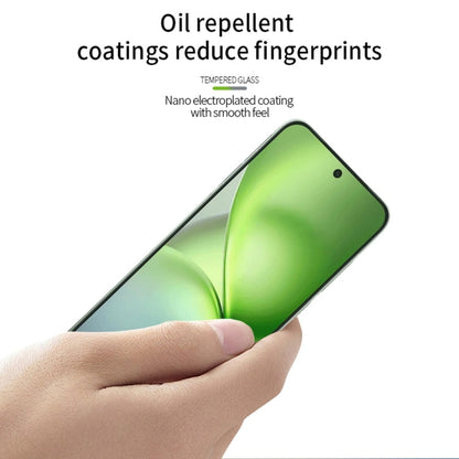 For vivo X200 Pro mini MOFI 9H 3D Explosion-proof Curved Screen Tempered Glass Film(Black)