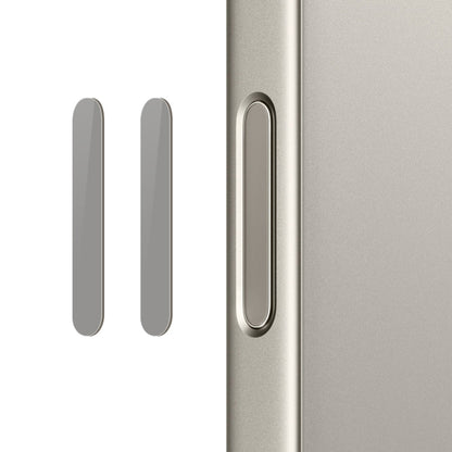 For iPhone 16 / 16 Plus / 16 Pro / 16 Pro Max NORTHJO 2Pcs Camera Control Button Protector Tempered Glass Film(Natural)