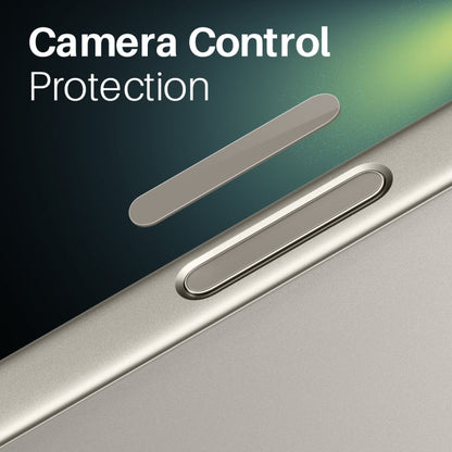 For iPhone 16 / 16 Plus / 16 Pro / 16 Pro Max NORTHJO 2Pcs Camera Control Button Protector Tempered Glass Film(Natural)