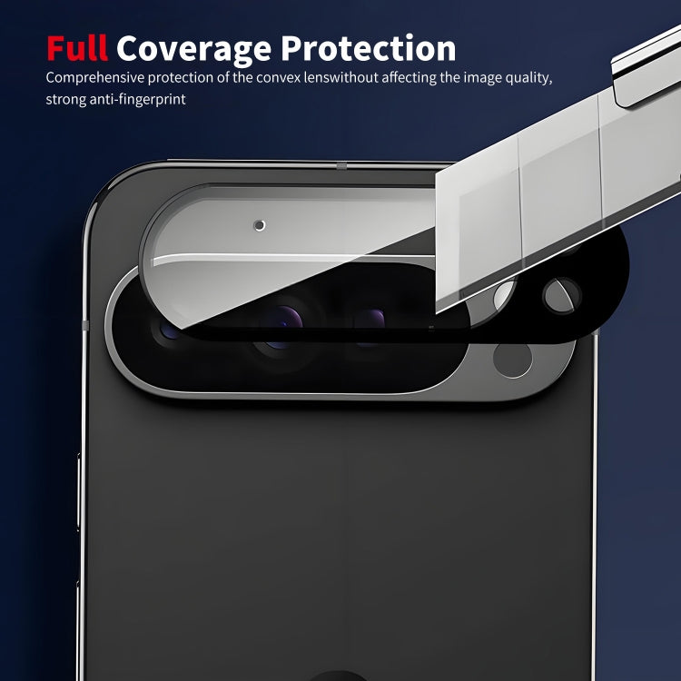 For Google Pixel 9 Pro XL ENKAY Hat-Prince Card Slot Wallet TPU Back Leather Phone Case with Lens Film(Black)