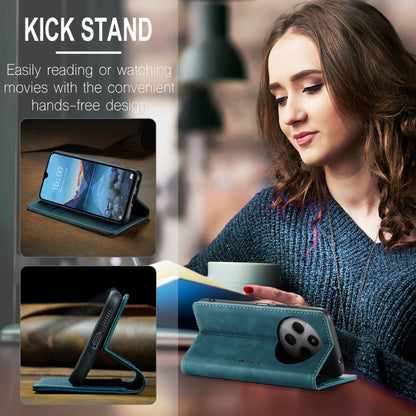 For Redmi 14C CaseMe 013 Multifunctional Horizontal Flip Leather Phone Case(Blue)