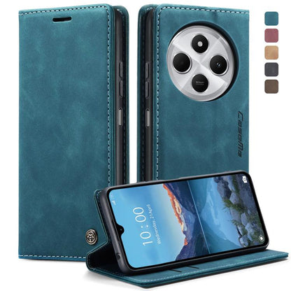 For Redmi 14C CaseMe 013 Multifunctional Horizontal Flip Leather Phone Case(Blue)